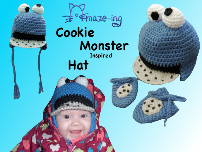 Cookie Monster-Inspired PDF Pattern