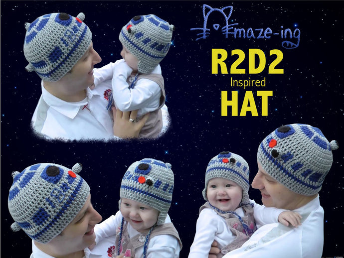 Baby R2-D2-Inspired Hat