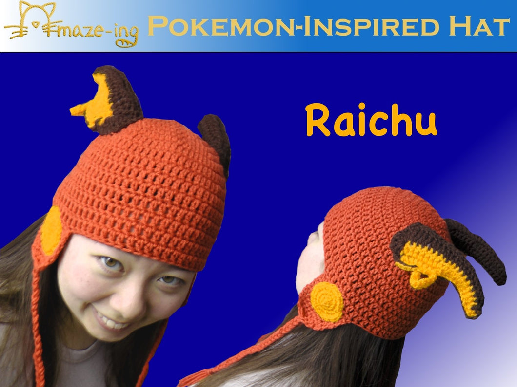 Raichu-Inspired Hat 2