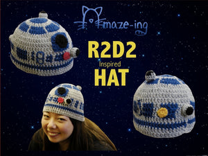 R2-D2-Inspired Hat