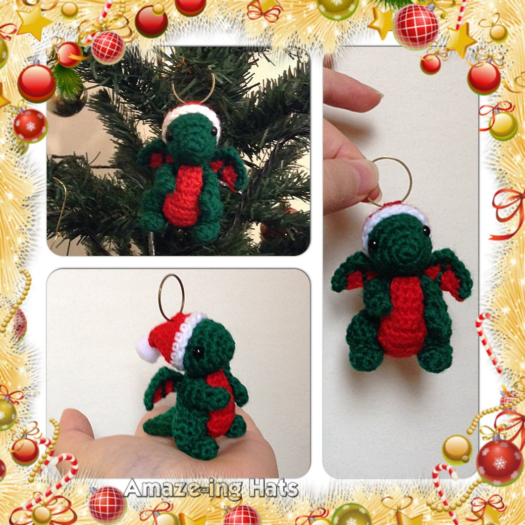 Tiny Dragon Christmas Tree Ornament