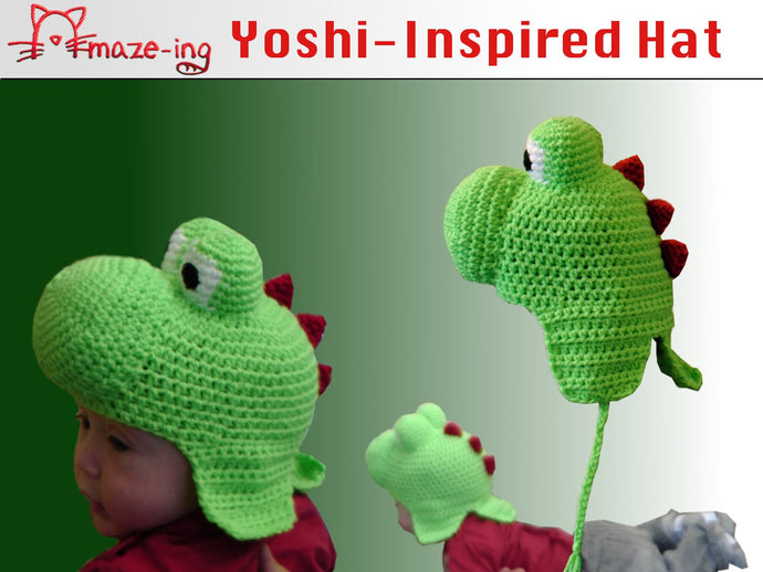Baby Yoshi-Inspired Hat
