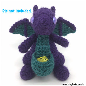 Dragon with Pouch - Choose Your Own Colours