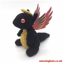Load image into Gallery viewer, Sparkly Dark Angel Dragons